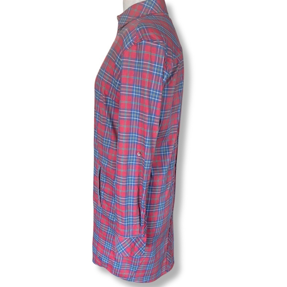 Southern Tide Plaid Shirt Dress – Size S - Picture 2 of 8